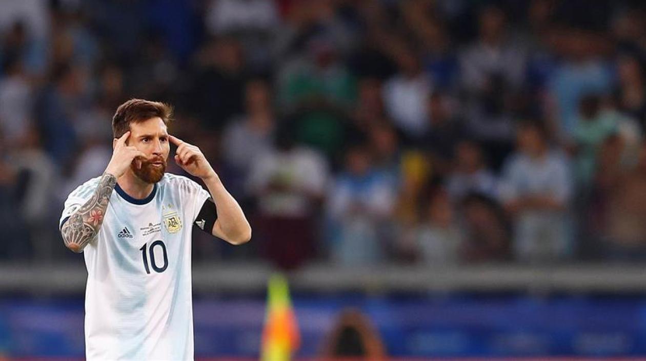 El delantero argentino Lionel Messi.