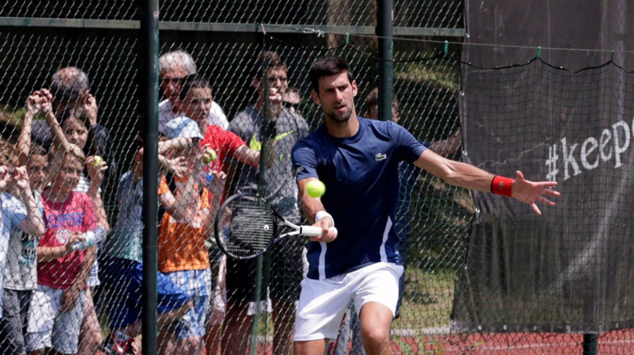 El serbio Novak Djokovic, número uno del ránking. 