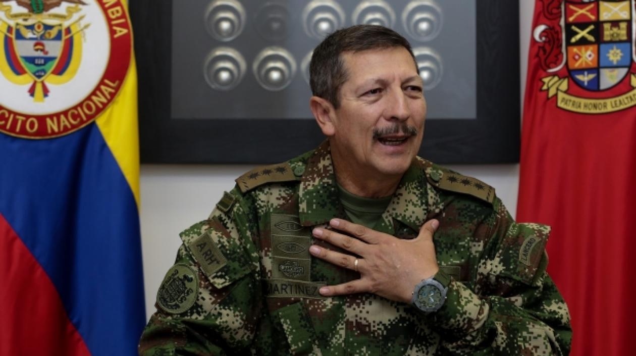 General Nicacio Martínez Espinel, Comandante del Ejército.