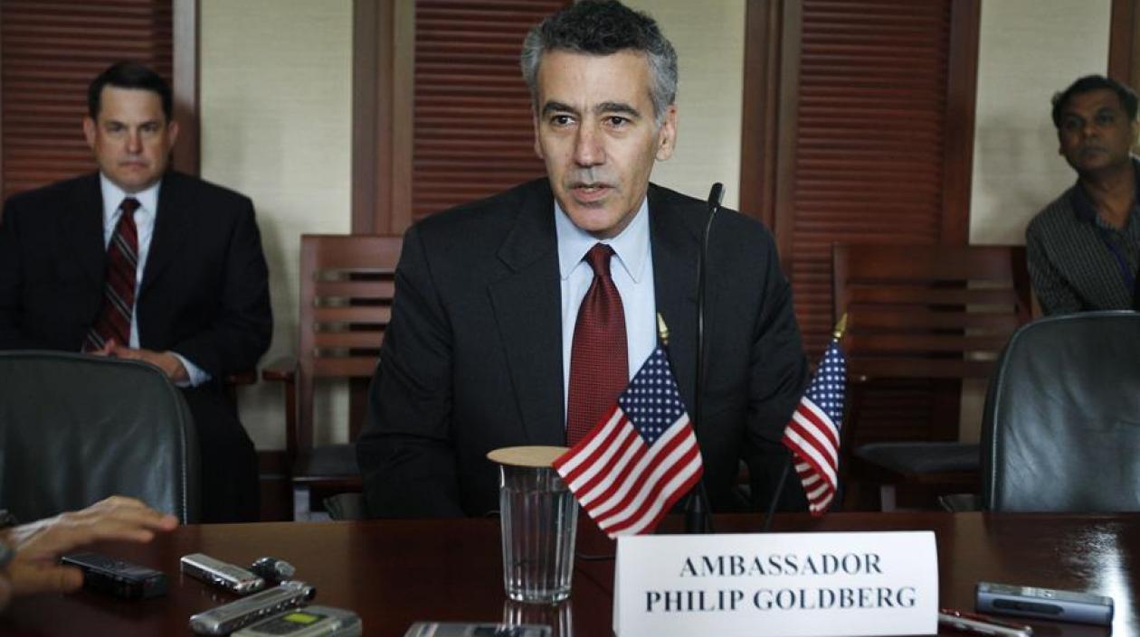 En la imagen un registro del diplomático estadounidense Philip Goldberg, quien será el futuro embajador de su país en Colombia.