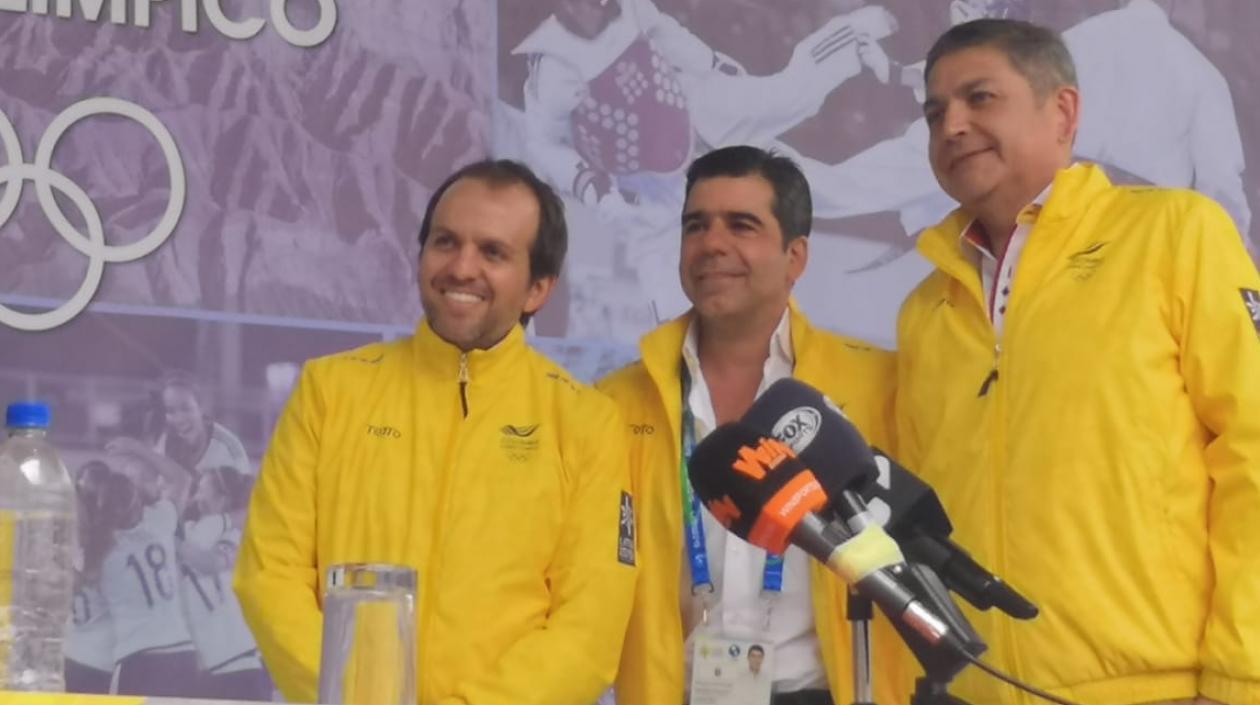Ernesto Lucena, Alejandro Char y Armando Farfán.