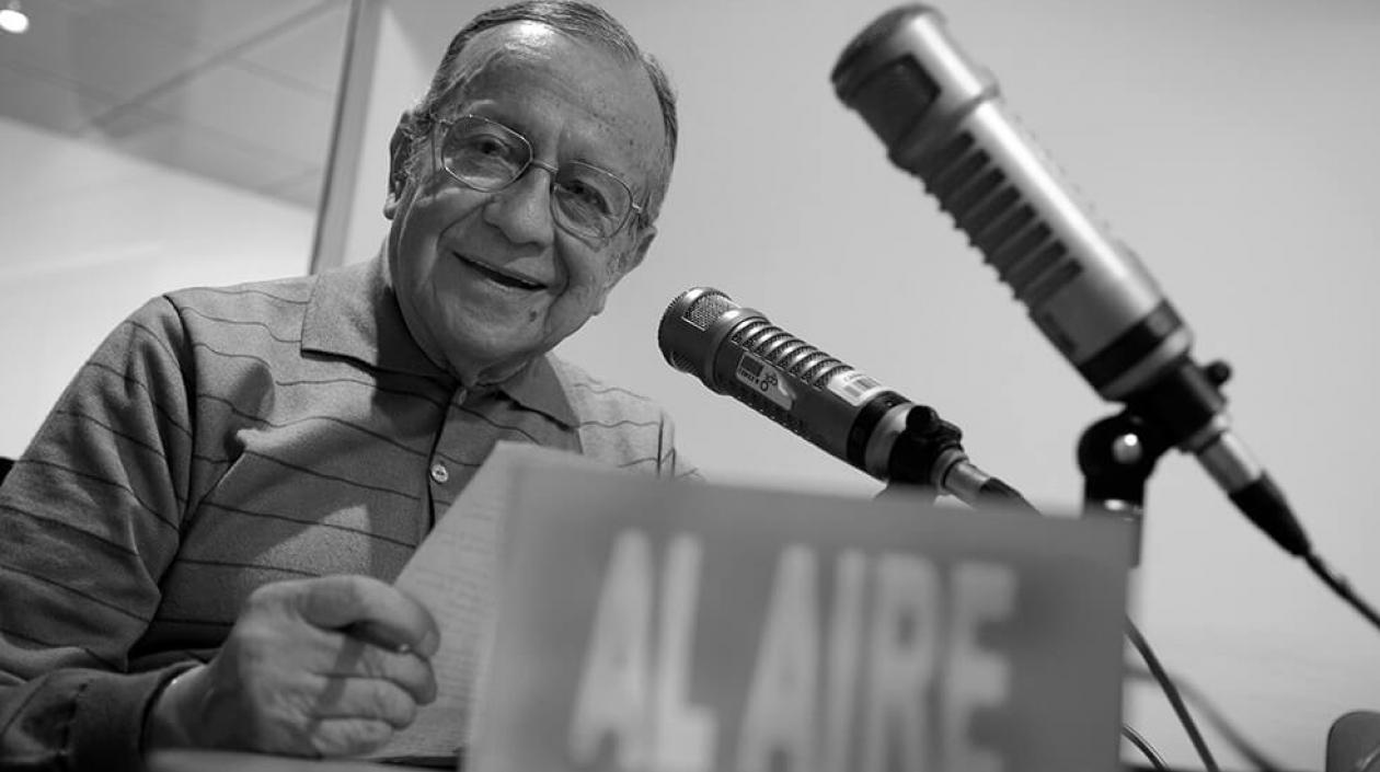 Gabriel Muñoz López, el 'decano' de la radio colombiana.