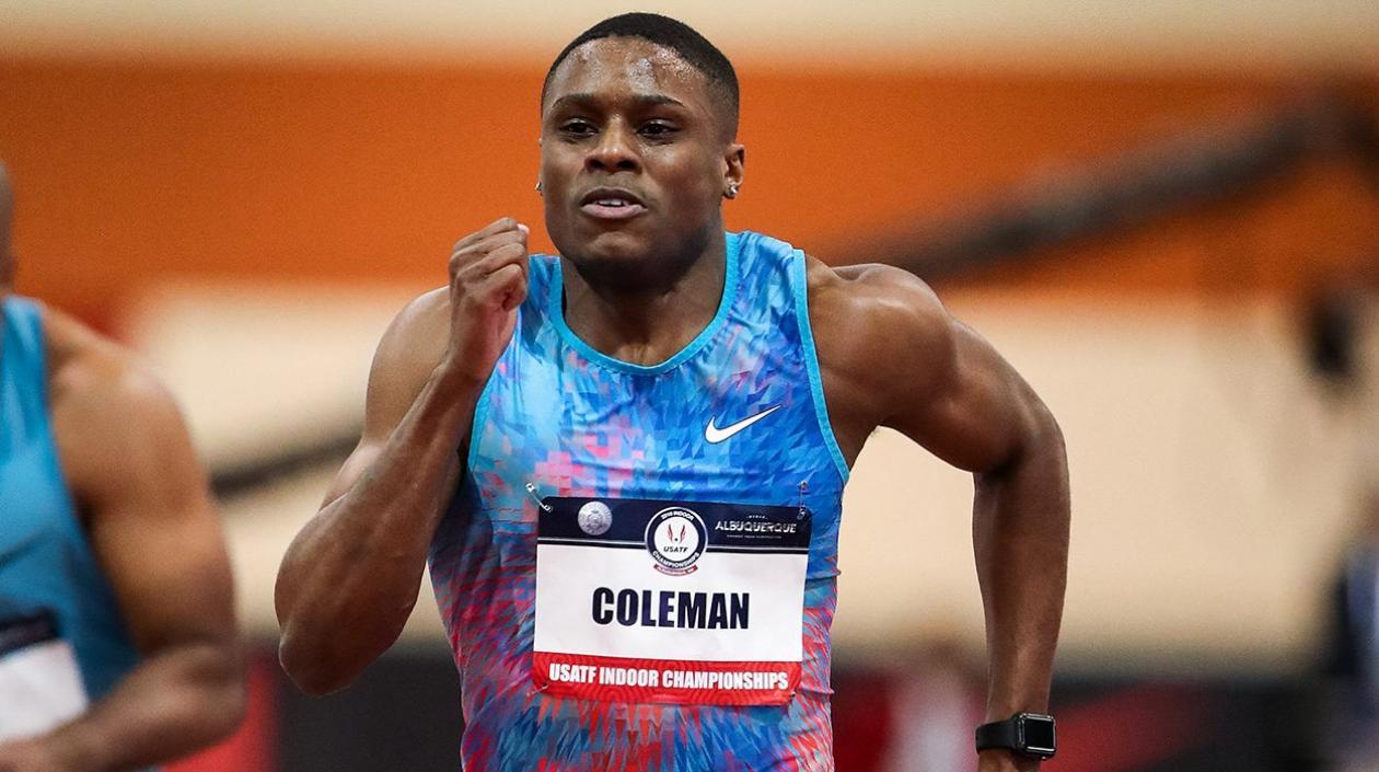 Christian Coleman, atleta estadounidense. 