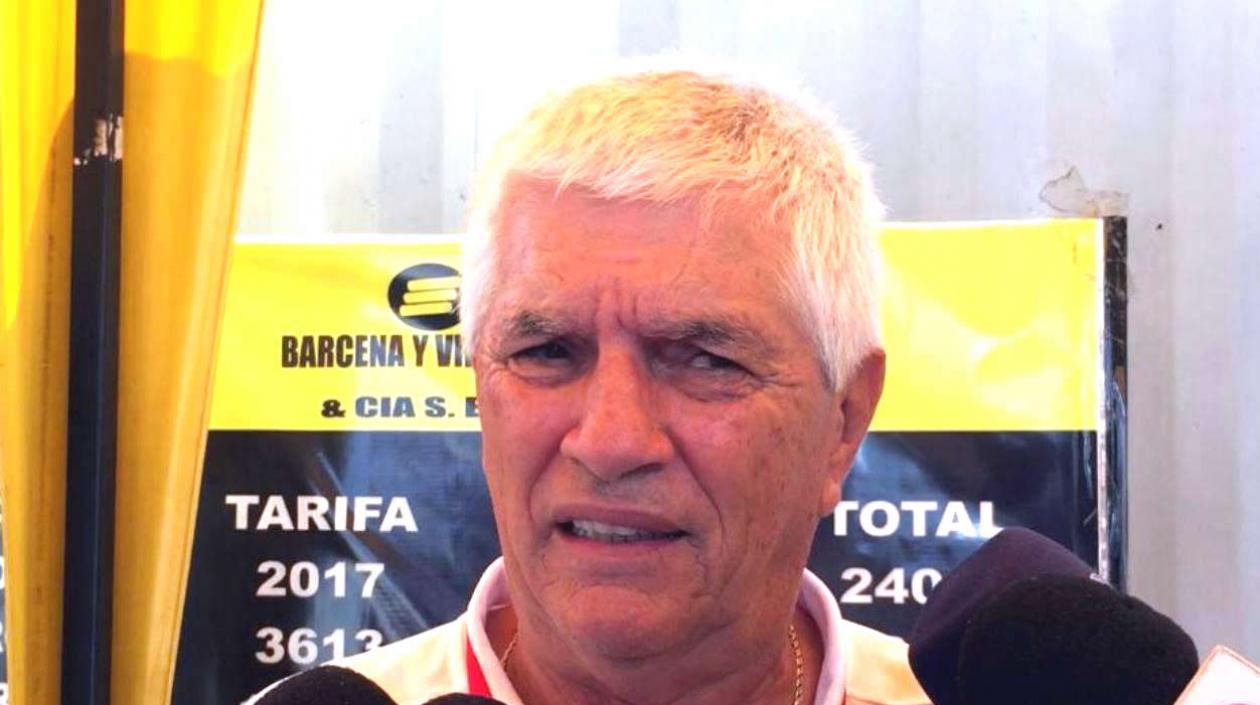 Julio Comesaña, técnico de Junior. 
