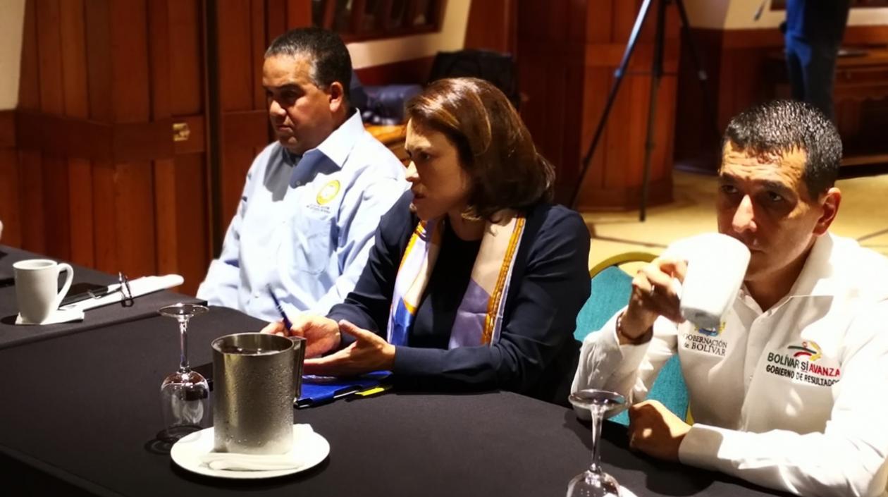 Superservicios reunida con Gobernador de Bolívar y  alcalde de Cartagena