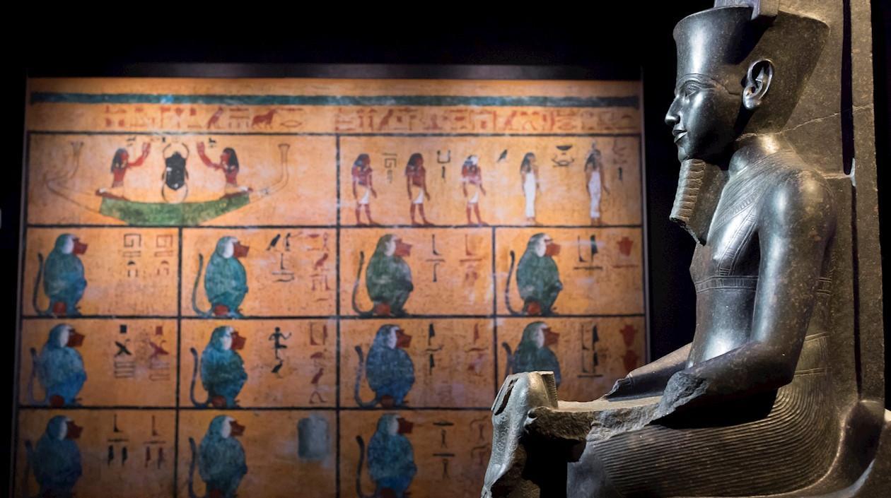 Exposición del faraón Tutankamón.