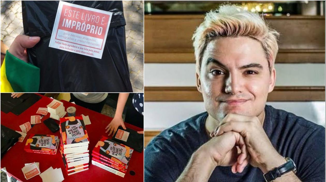 El popular youtuber Felipe Neto compró los libros y los distribuyó gratuitamente.