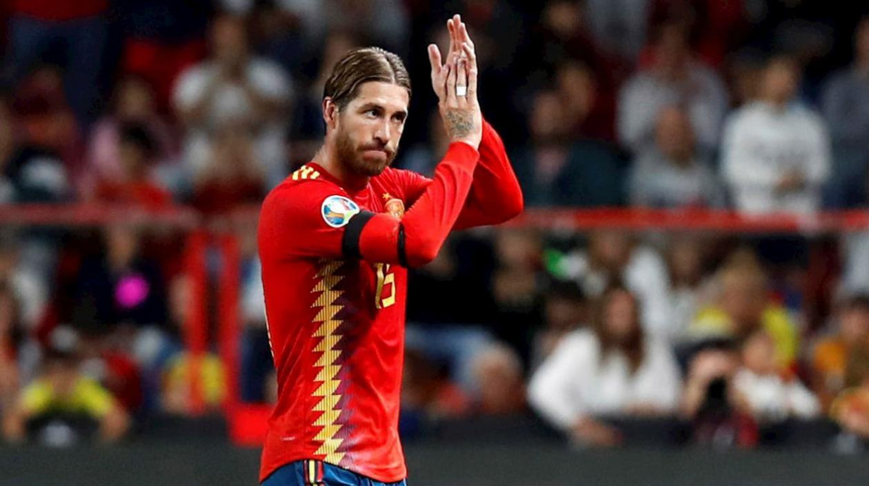 Sergio Ramos, defensa de la Selección España. 