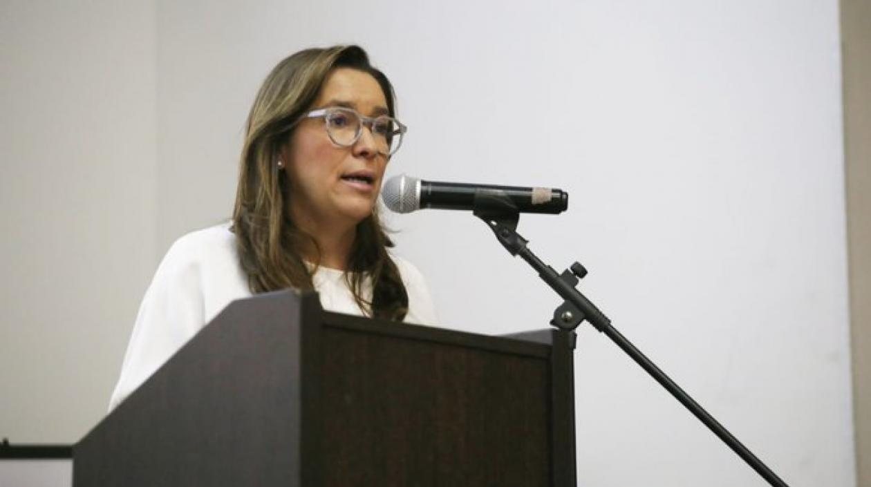 La Ministra de Minas y Energía, María Fernanda Suárez.