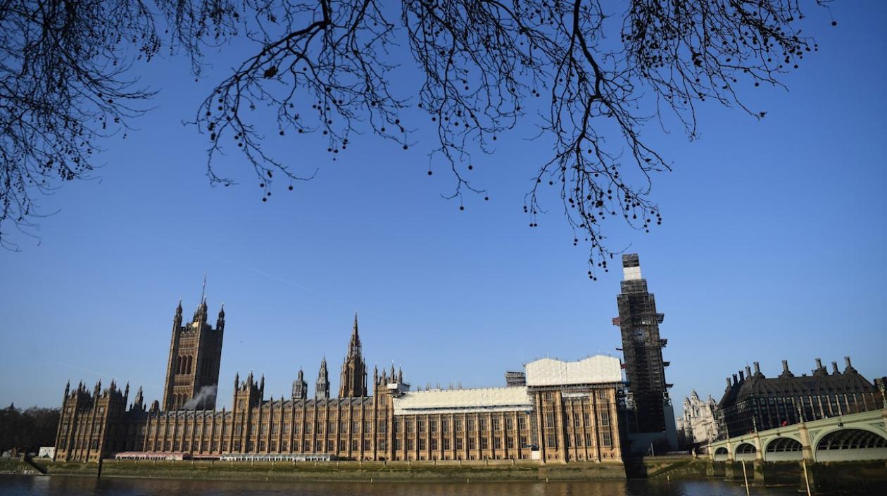 Vista del Parlamento Británico.