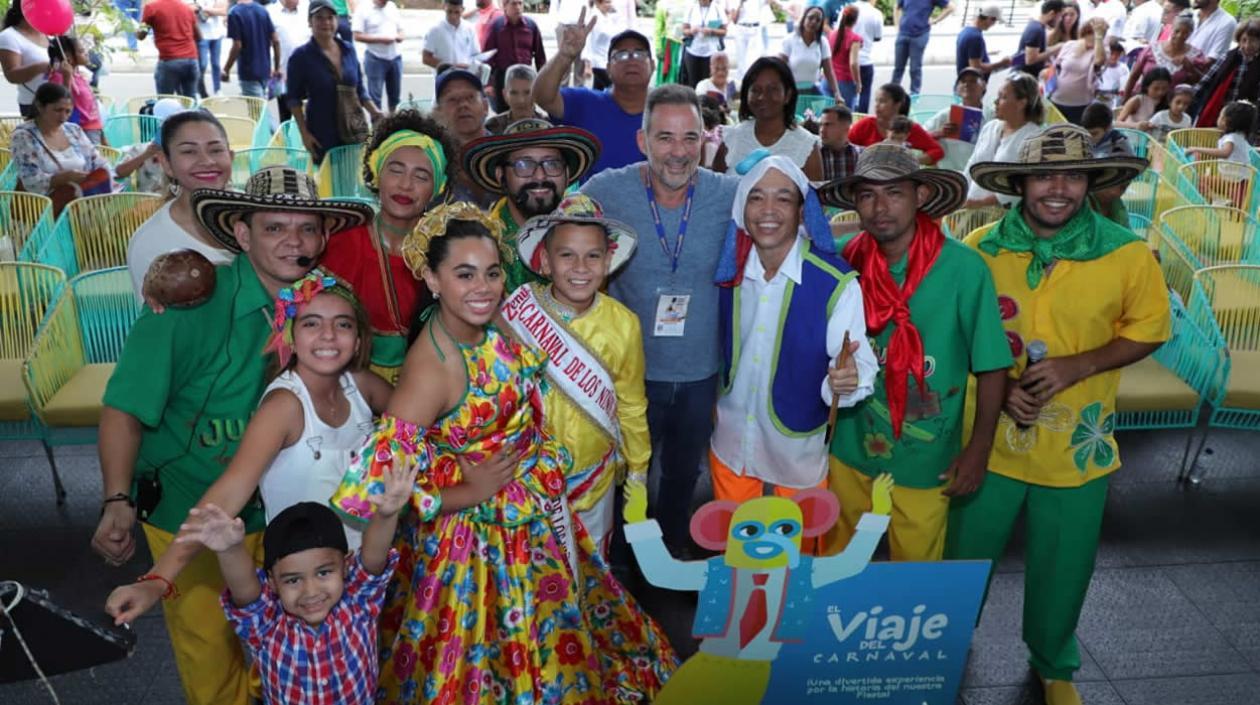 Reyes del carnaval infantil en Libraq 2019