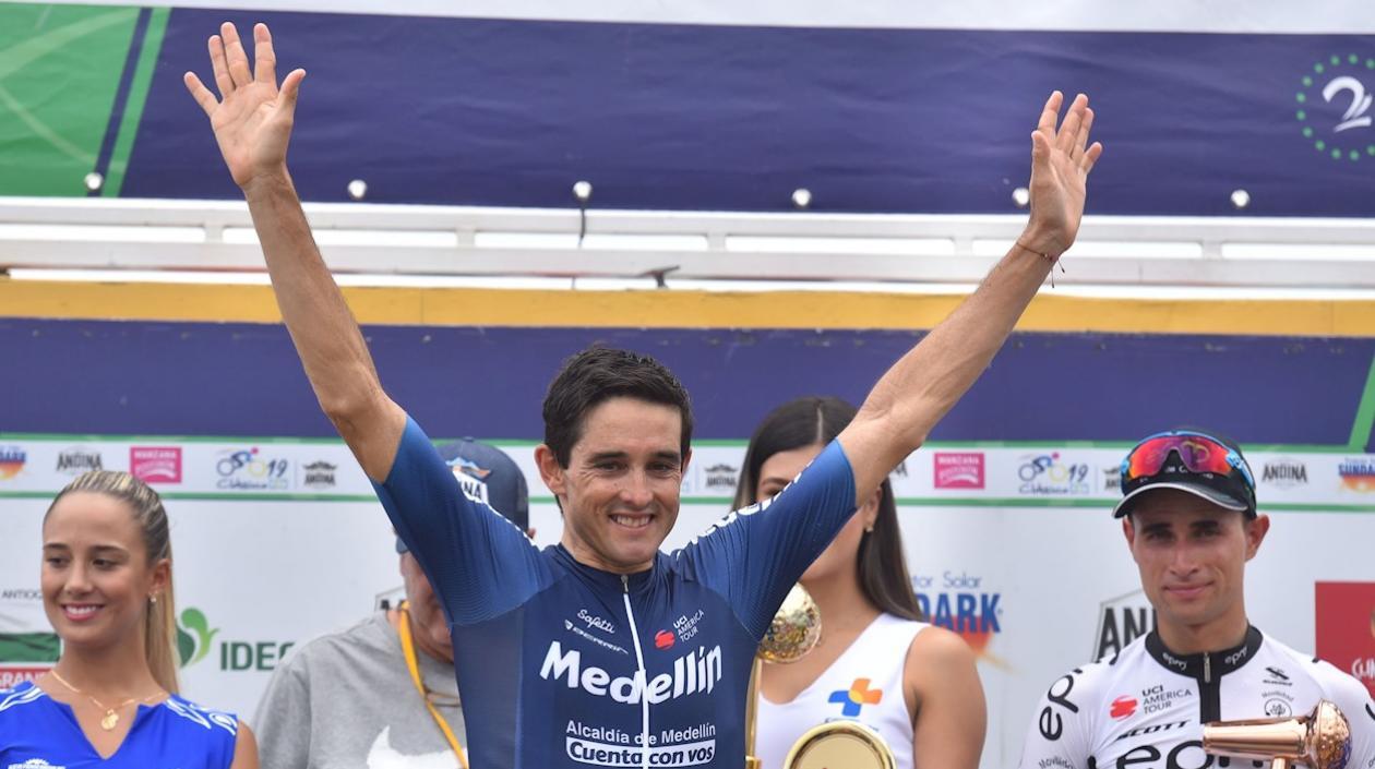 El ciclista hispano-colombiano Óscar Sevilla