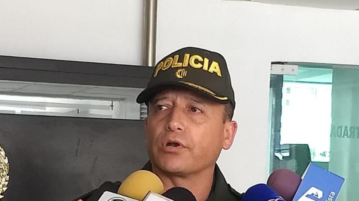 Coronel Manuel Rojas Laverde, subcomandante de la Mebar.