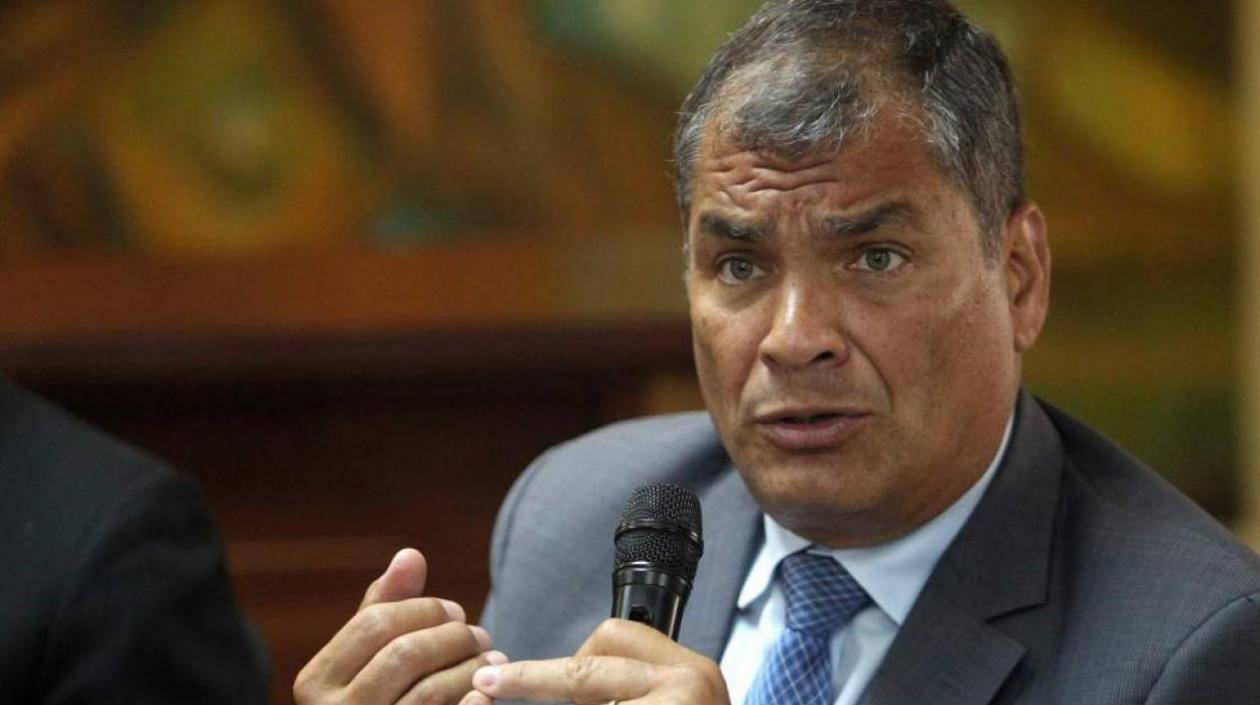 El expresidente ecuatoriano Rafael Correa.