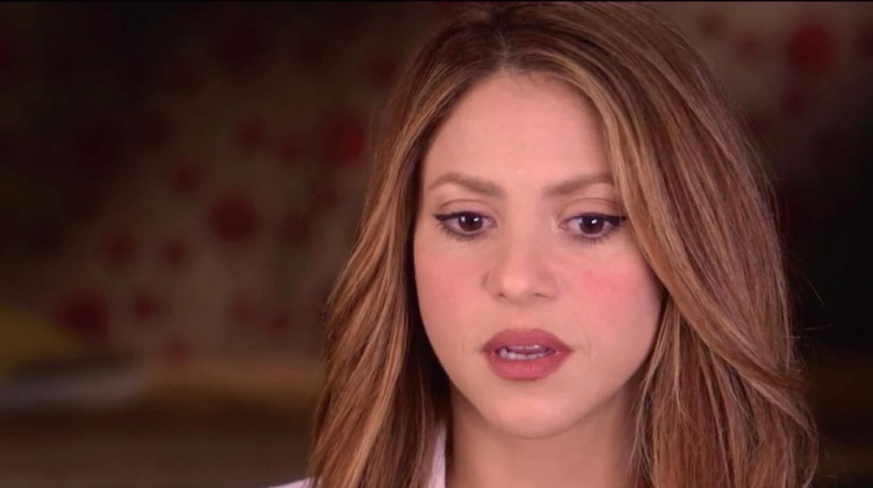 La cantante barranquillera Shakira, durante la entrevista.