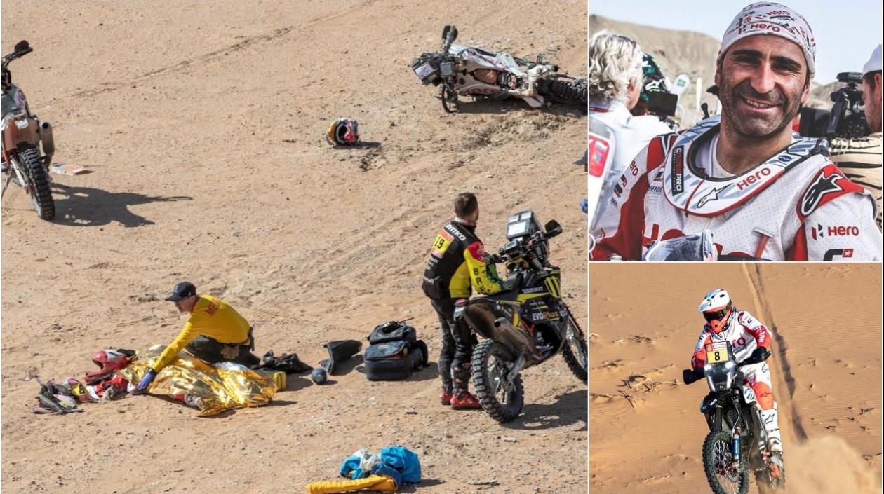 El piloto portugués Paulo Gonçalves murió en competencia del Rally Dakar.