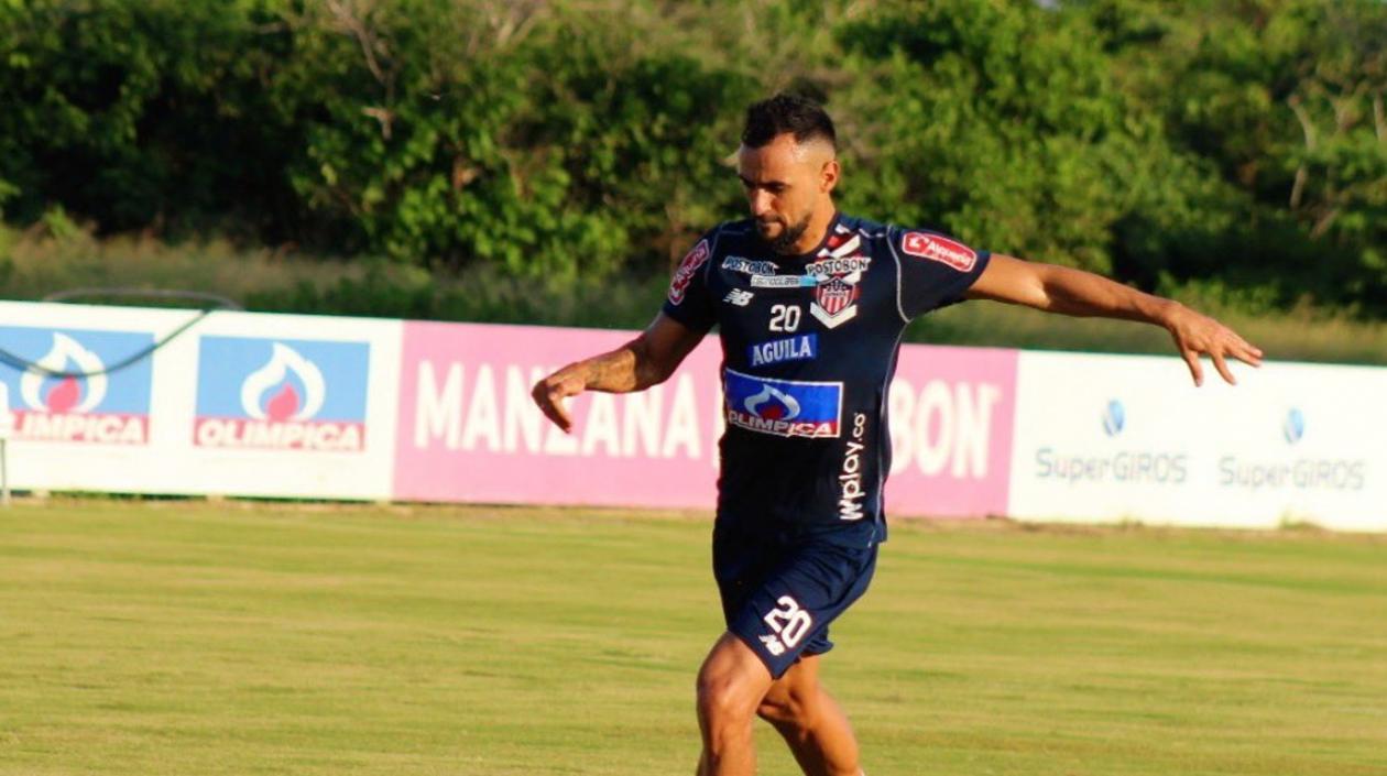 Marlon Piedrahíta, jugador de Junior. 