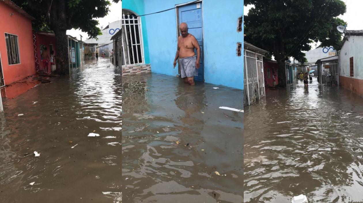 Inundaciones en Rebolo.