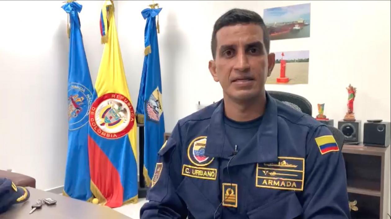 Carlos Urbano Montes, Capitán de Puerto en Barranquilla.