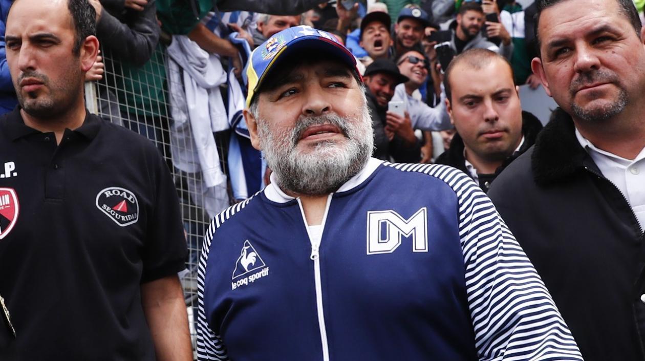Diego Maradona, exjugador y técnico argentino. 