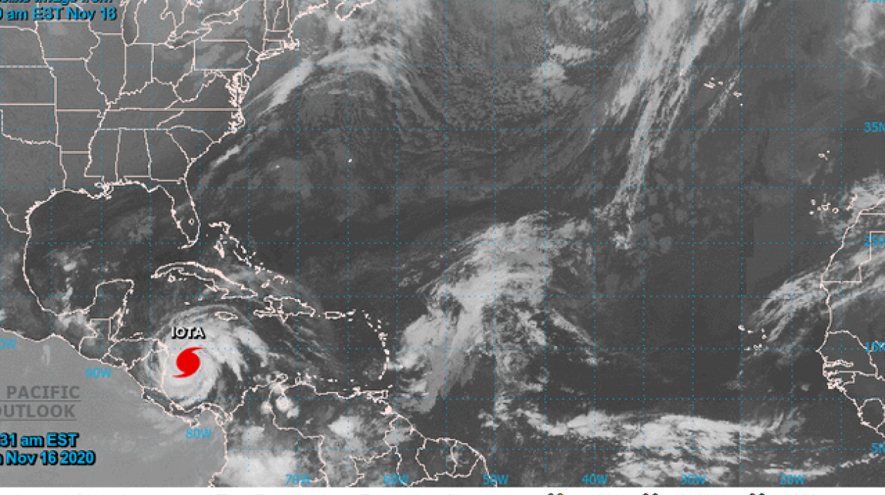 Iota ahora es huracán categoría 5