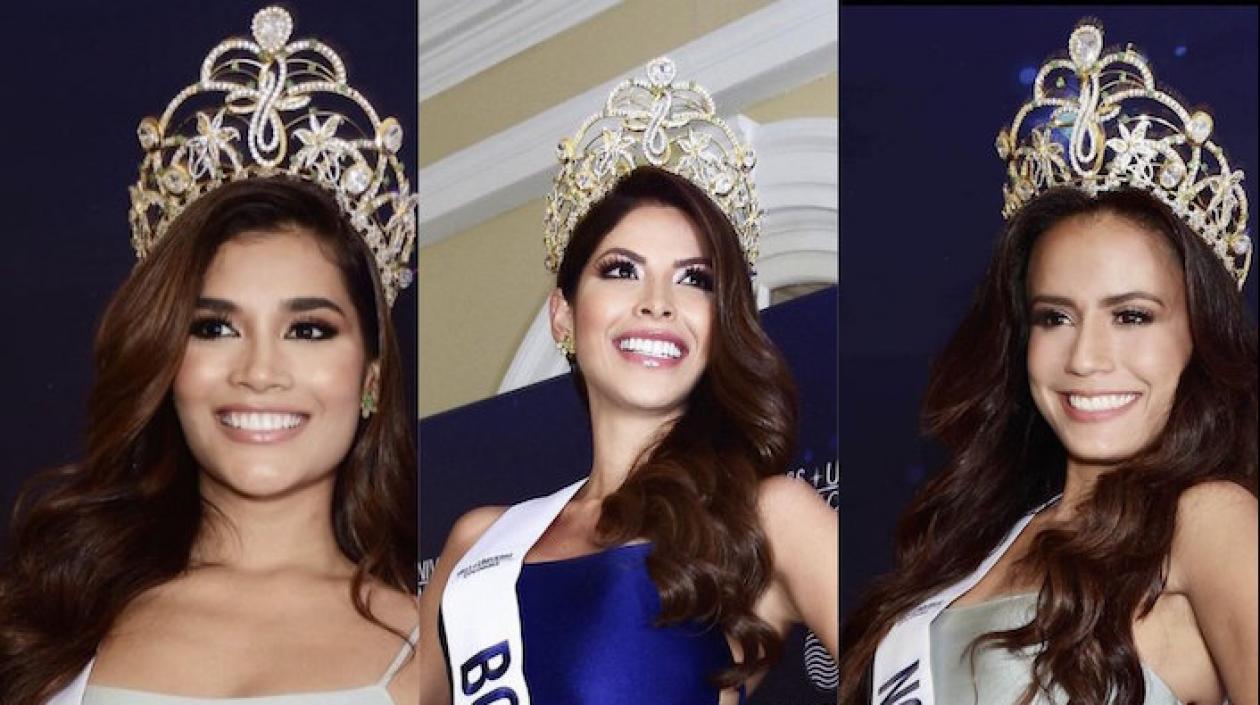 Las tres finalistas de Miss Universo Colombia 2020.