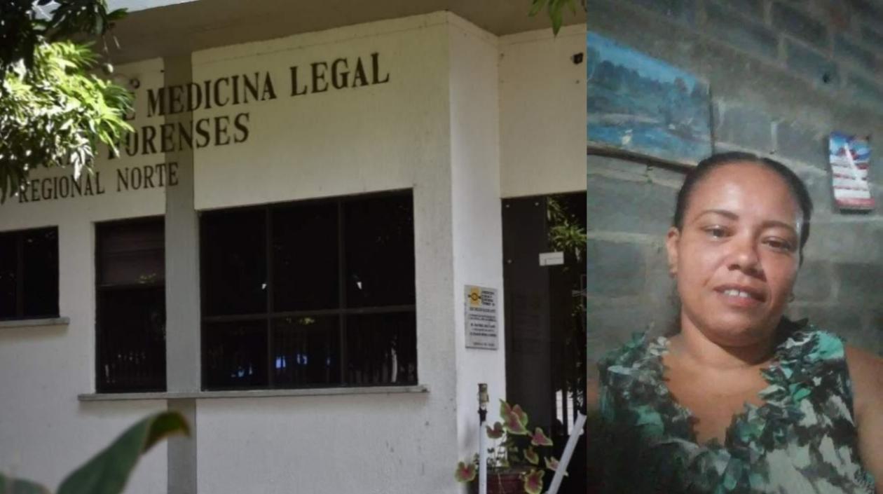 El cuerpo de Yamile Isabel Barrios Hurtado fue llevado a Medicina Legal. 