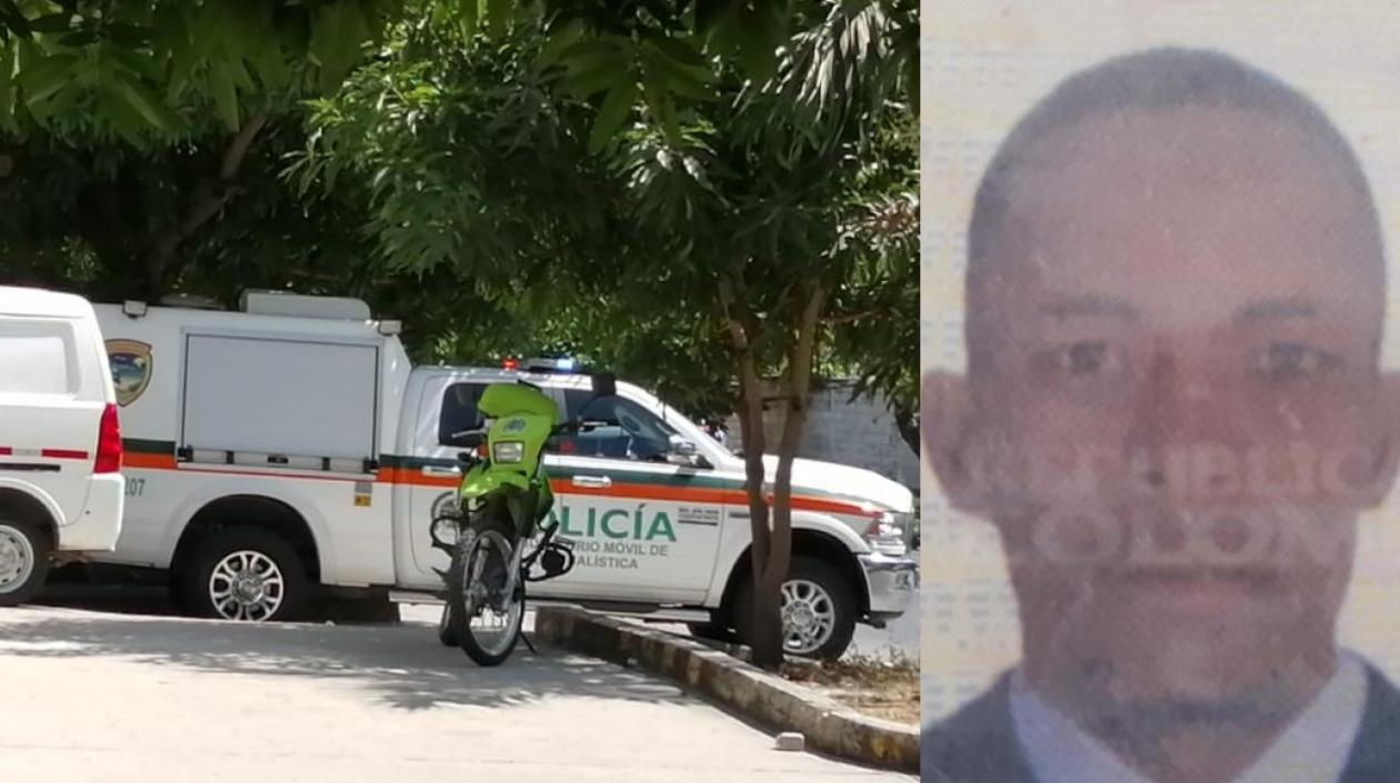 El cuerpo de Víctor René Cabarcas Vega fue llevado a Medicina Legal, en Barranquilla. 