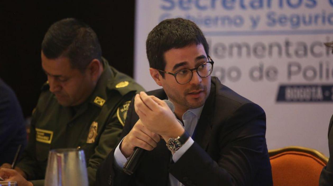 El Secretario de Gobierno Distrital, Clemente Fajardo Chams