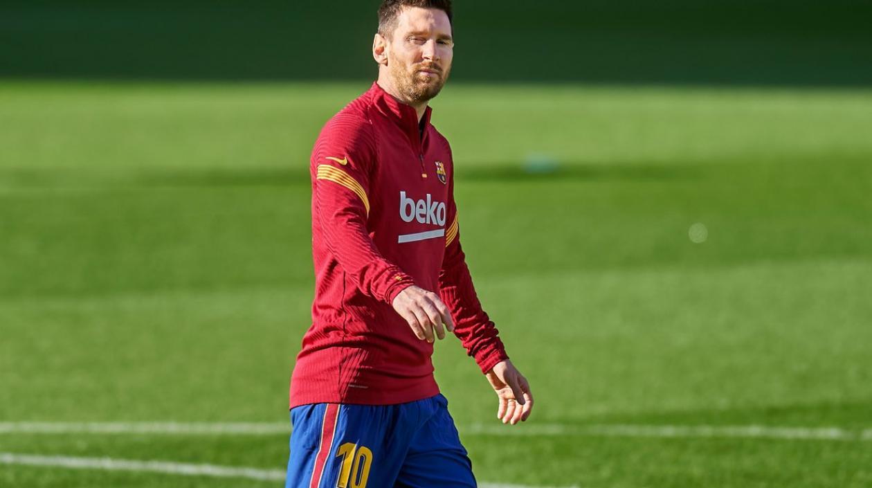 Lionel Messi, delantero argentino. 