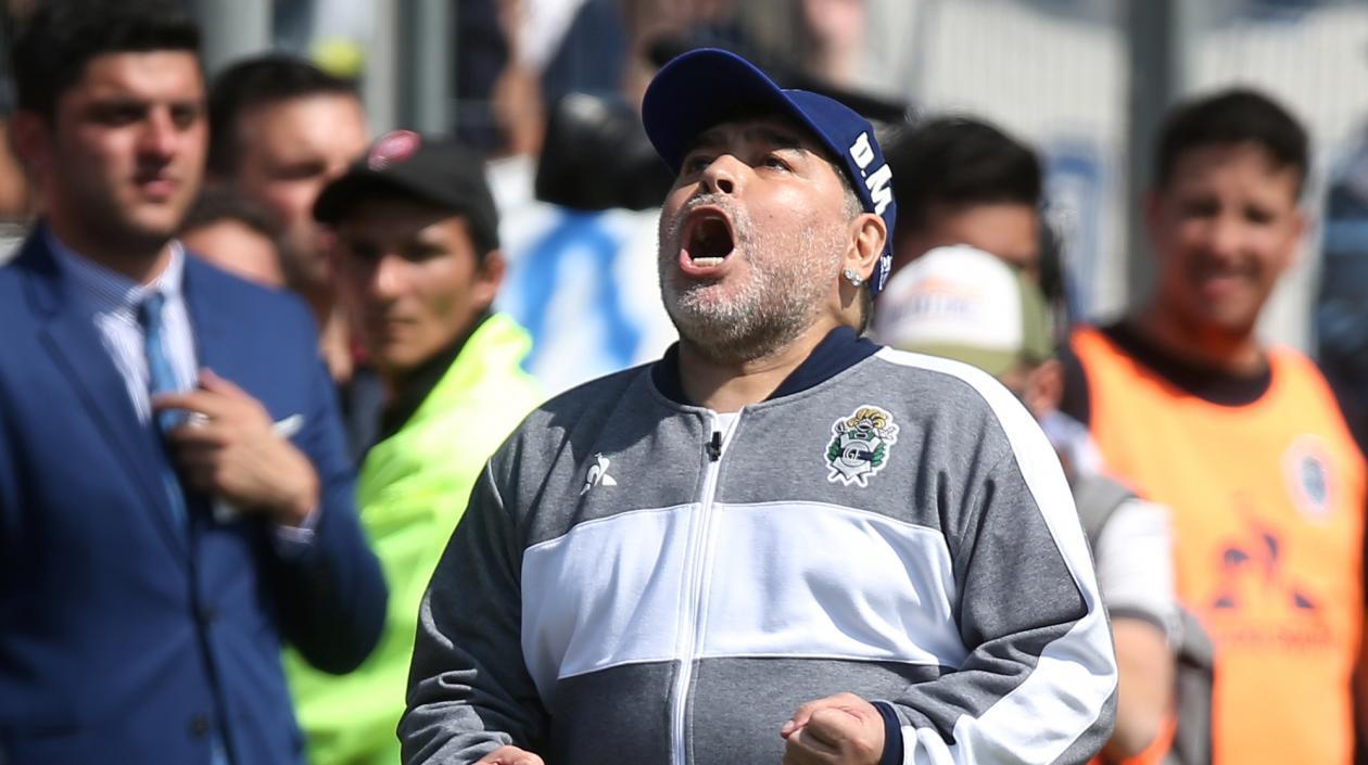 Diego Maradona, fallecido jugador argentino. 