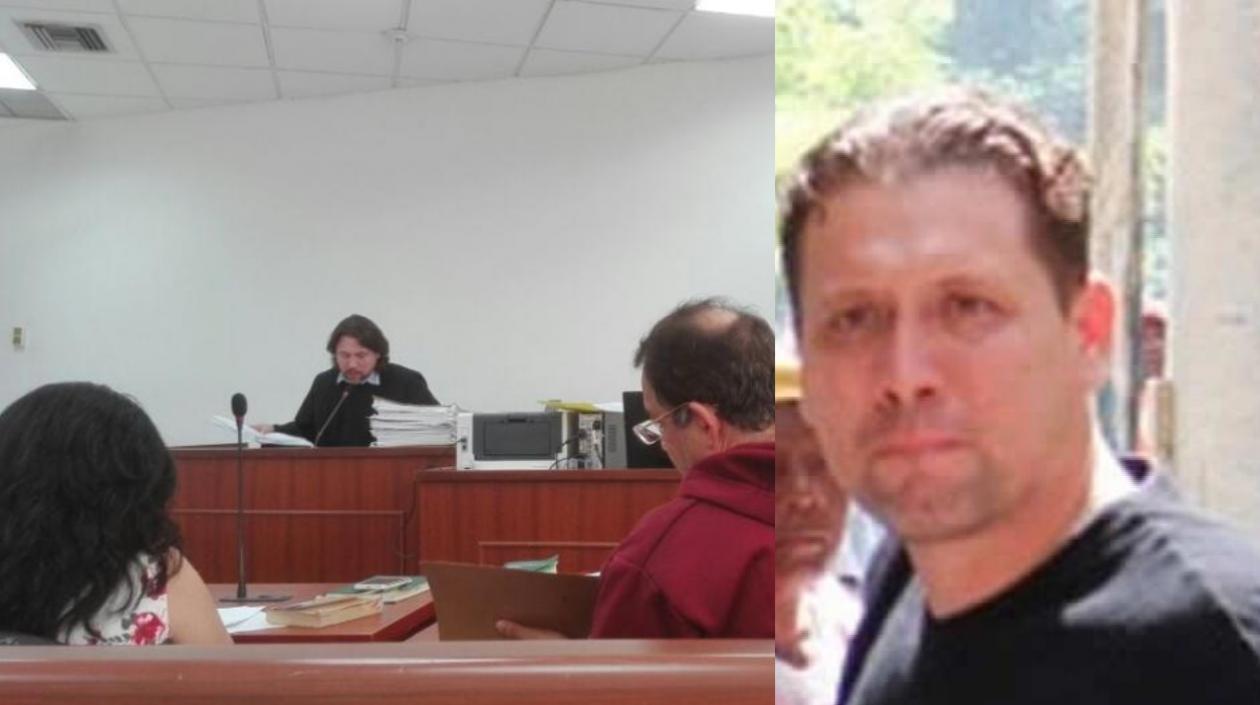 Juez Rafael Uribe durante las audiencias en el caso Unimetro. 