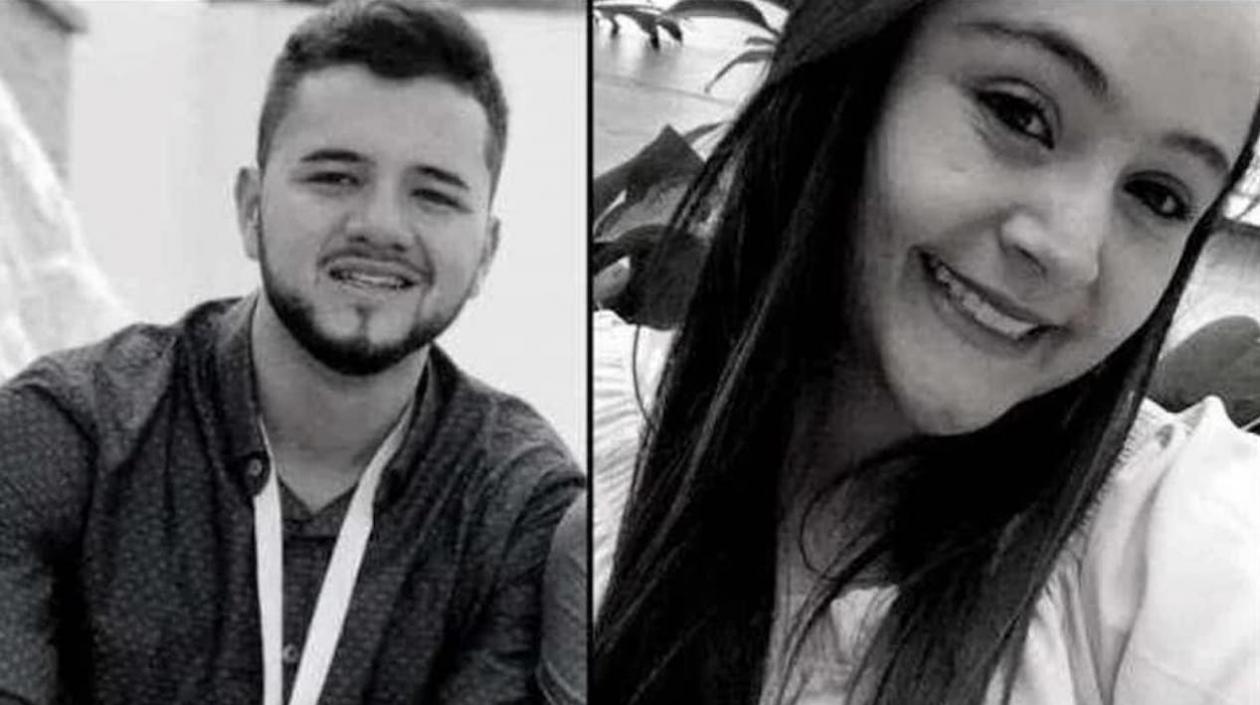 Los dos jóvenes médicos colombianos asesinados en México.