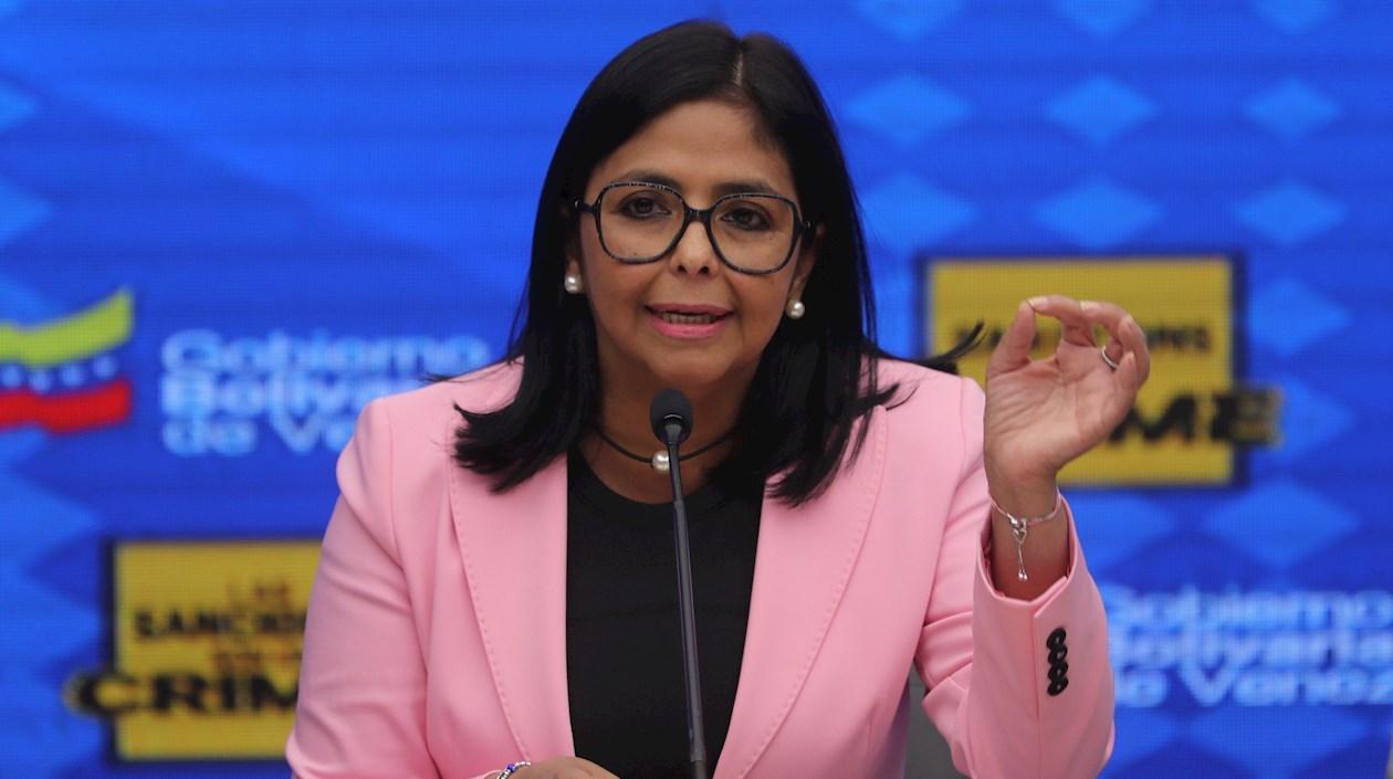 Delcy Rodríguez, vicepresidente de Venezuela.