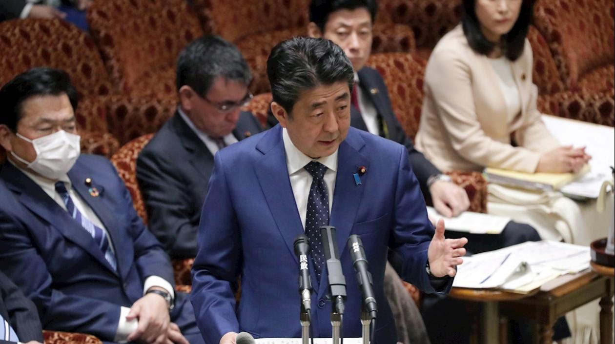 Shinzo Abe, primer ministro japonés.