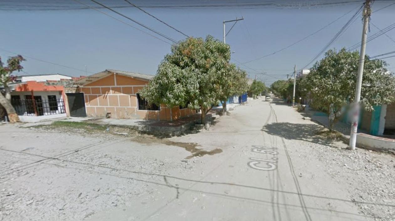 Sector del barrio Villa Rosa, donde ocurrió el atraco.