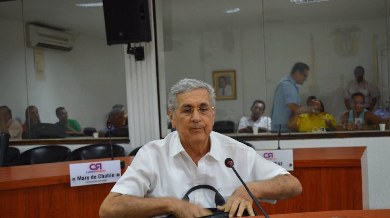 El exconcejal Luis Zapata Donado (Q.E.P.D.).