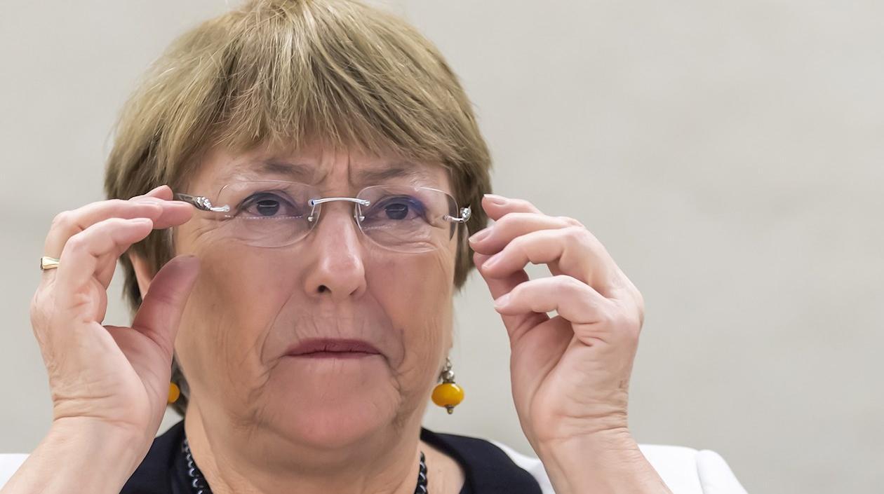 La alta comisionada de la ONU para los derechos humanos, Michelle Bachelet.