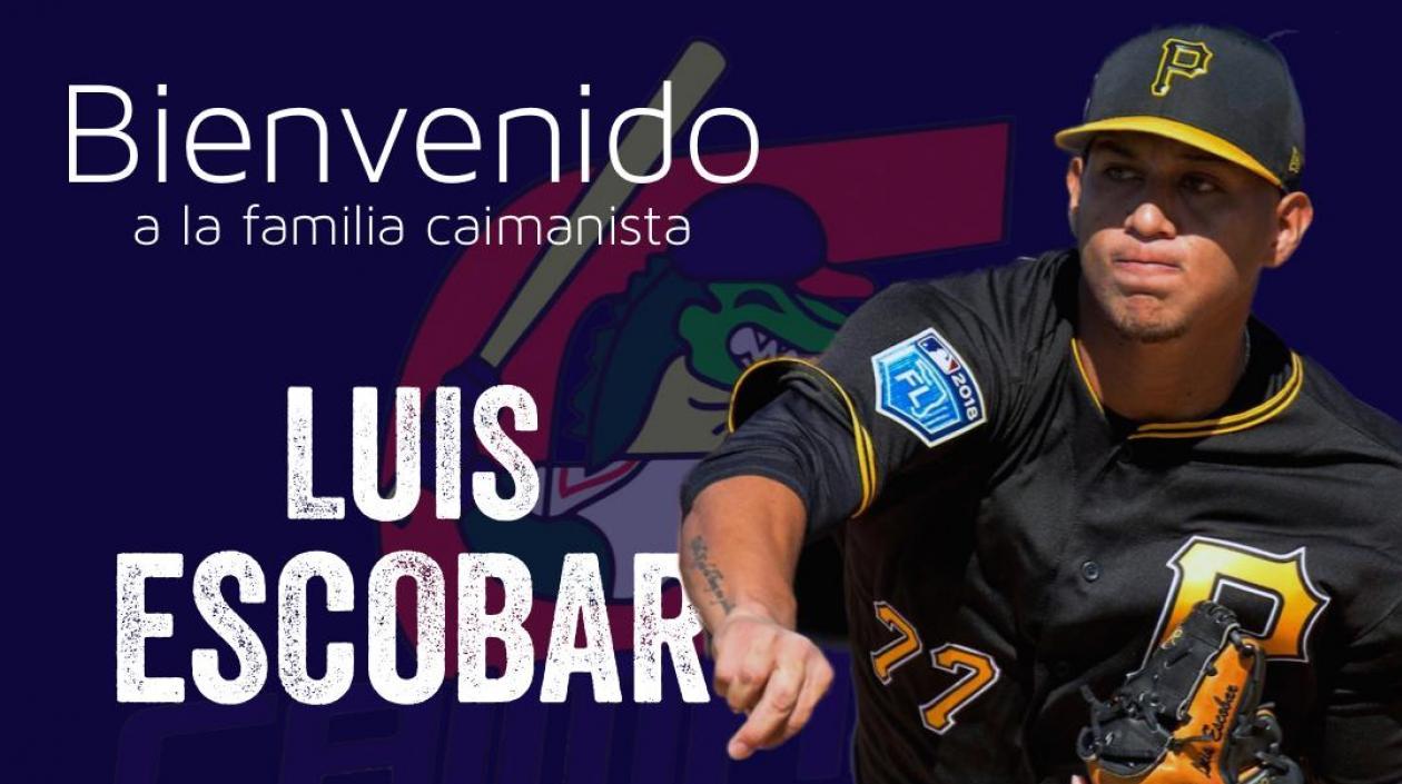 El lanzador Luis Escobar.