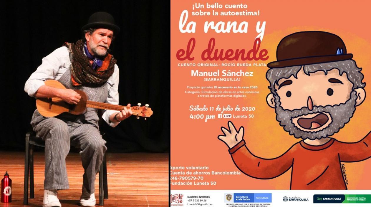 Manuel Sánchez narrará “La rana y el duende”.