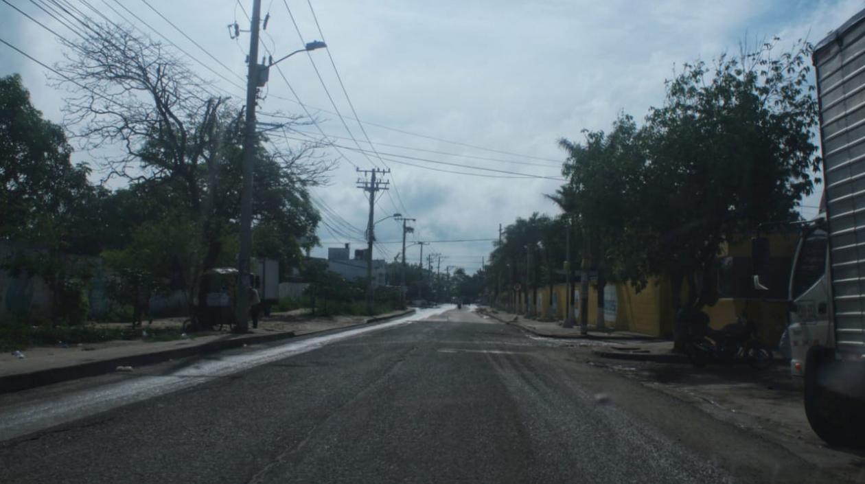 Imagen de una calle en Soledad.