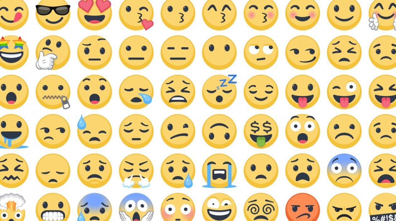 Algunos de los emojis más usados en el mundo.