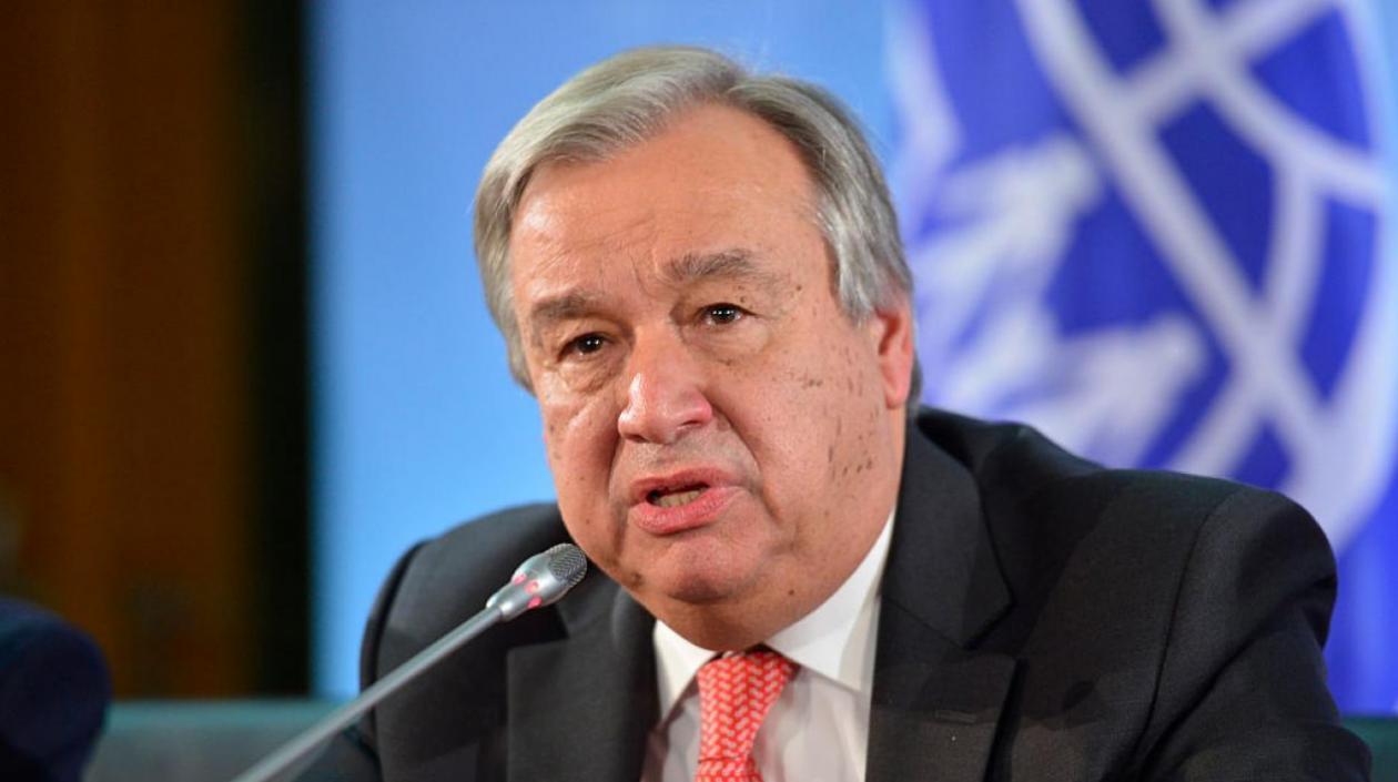 El secretario general de las Naciones Unidas, António Guterres.