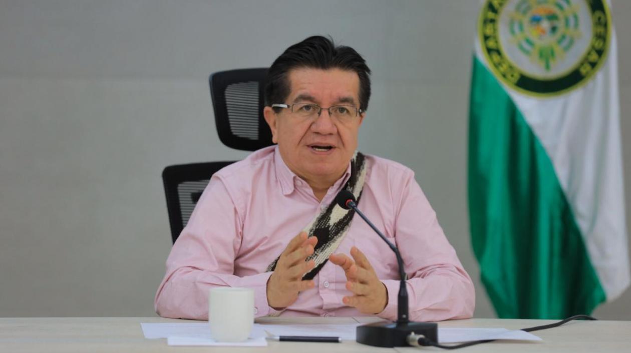El Ministro de Salud Fernando Ruíz en Valledupar.