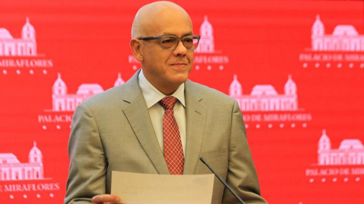 El ministro venezolano de Comunicación, Jorge Rodríguez.