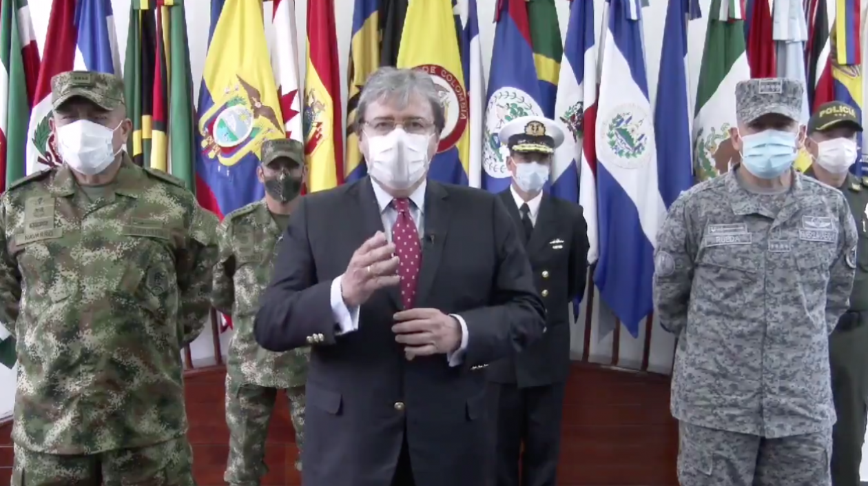 El ministro de Defensa, Carlos Holmes Trujillo.