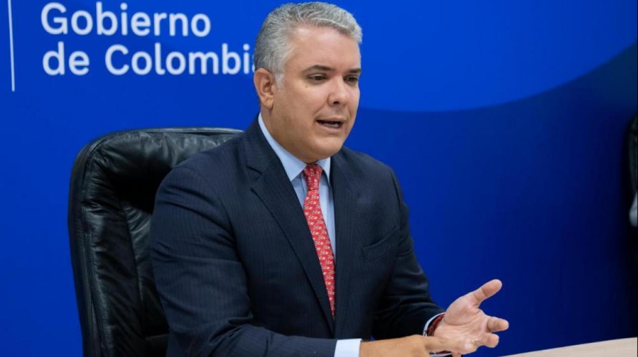 Iván Duque, Presidente de Colombia.
