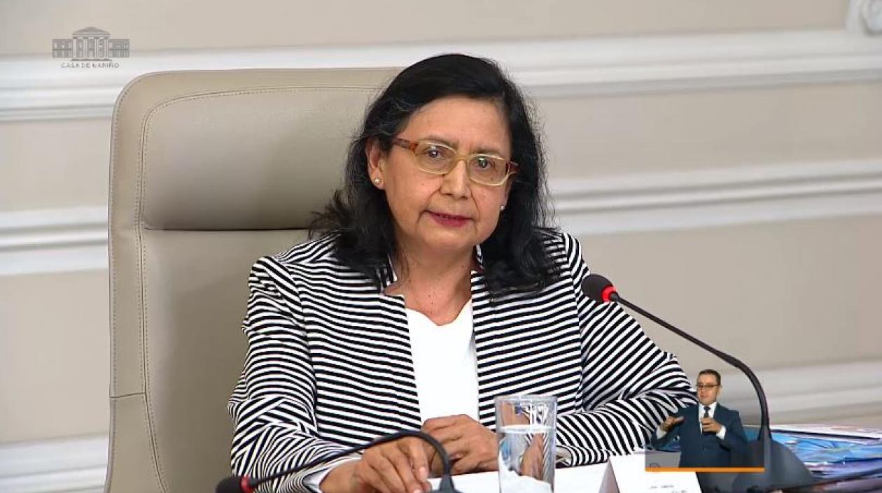 Gina Tambini, representante en Colombia de la OMS y la OPS.