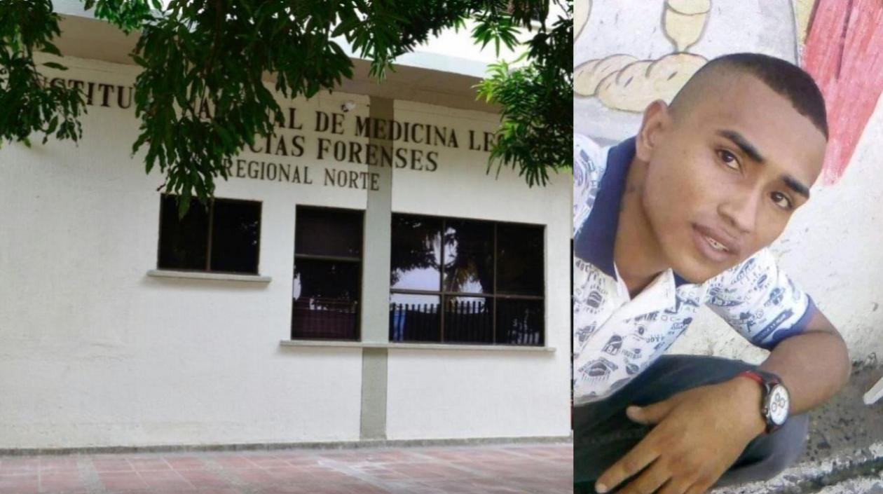 El cuerpo de Jonathan Carlos Yance Navarro fue llevado a Medicina Legal. 