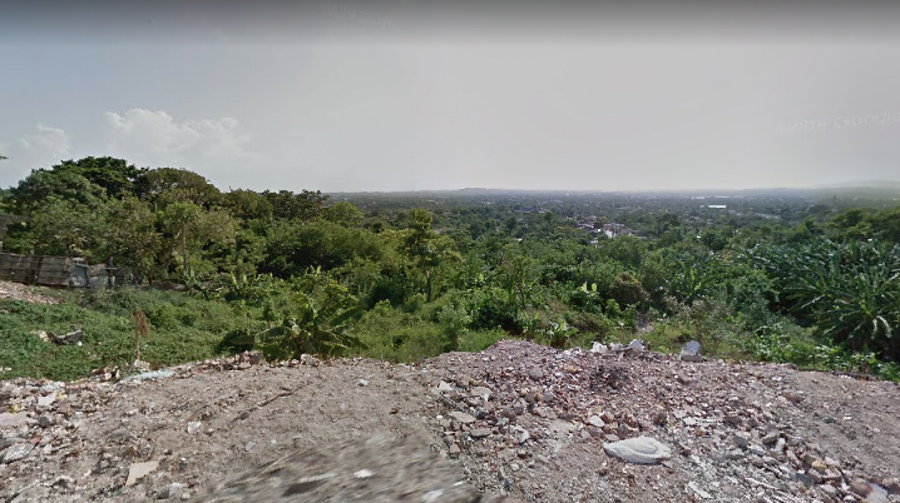 Zona enmontada del barrio Carlos Meisel de Barranquilla.